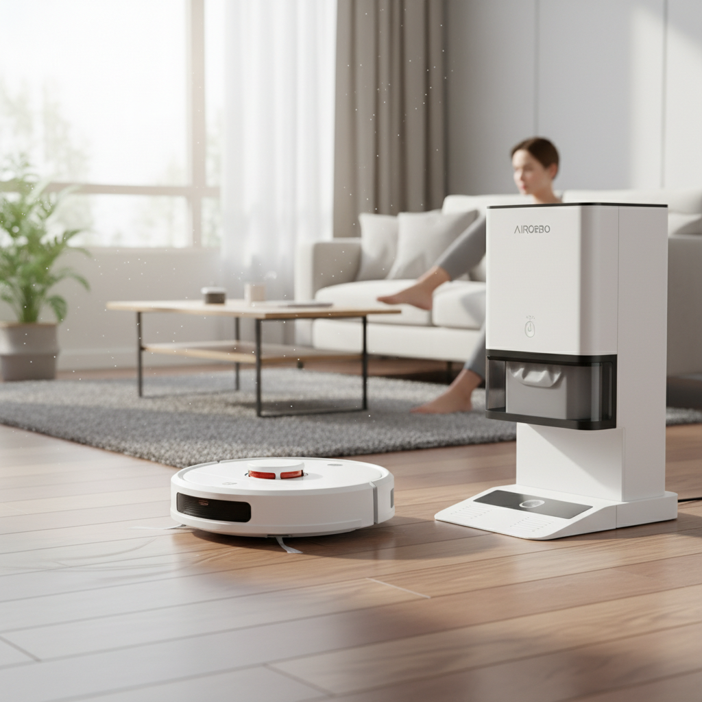 Airrobo T10+ Robot Vacuum Review: Budget-Friendly LiDAR & Self-Emptying Power