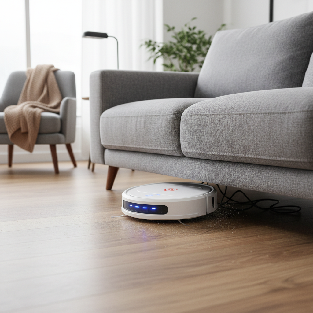 Why Your Robot Vacuum Cleaner Gets Stuck Under Sofas: Essential Fixes & Prevention